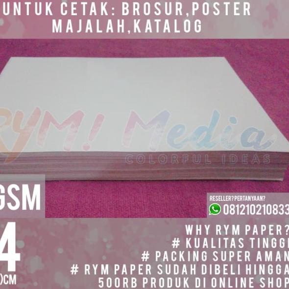 

Kertas Art Paper 120gsm A4 (1 Rim/500 lembar)