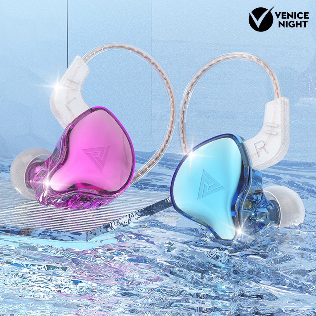 (VNEP) (Berkabel) Earphone Panggilan Jernih Shock-proof Subwoofer Transmisi Stabil Sensitif Bass Berat Anti-interferensi Earphone Kontrol Kawat Cerdas  Headset Olahraga