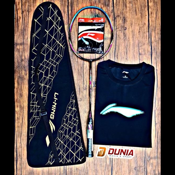 PAKET RAKET BADMINTON LI-NING G-FORCE 10 ORIGINAL