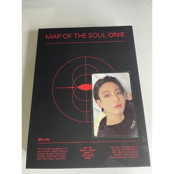 BTS MAP OF THE SOUL MOTS ON:E ONE CONCERT DVD BR BLURAY PC ONLY PHOTOCARD JUNGKOOK