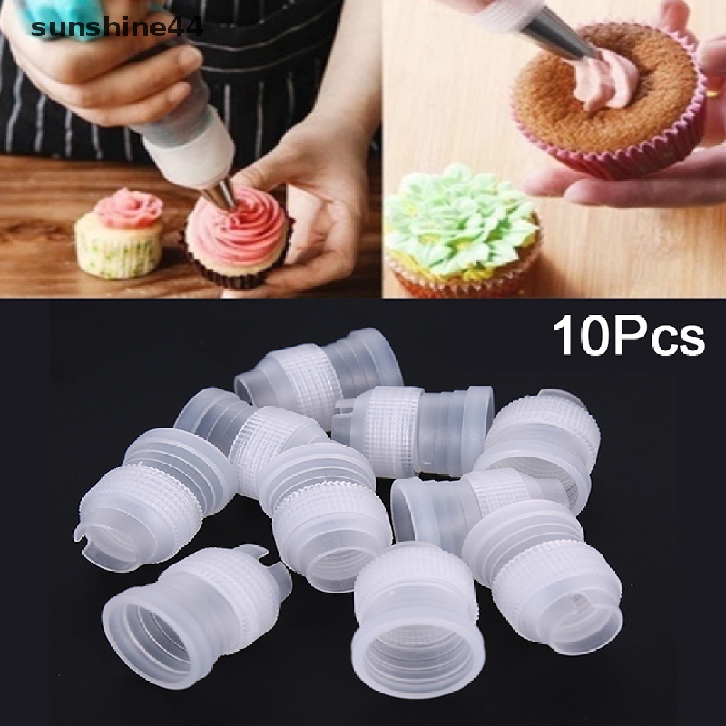 Sunshine 10Pcs Spuit Piping Icing Untuk Dekorasi Kue