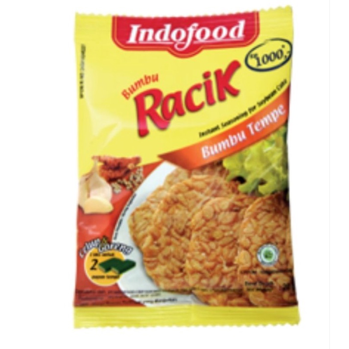 

( SATUAN ) INDOFOOD bumbu racik tempe goreng 20gr isi 10PCS