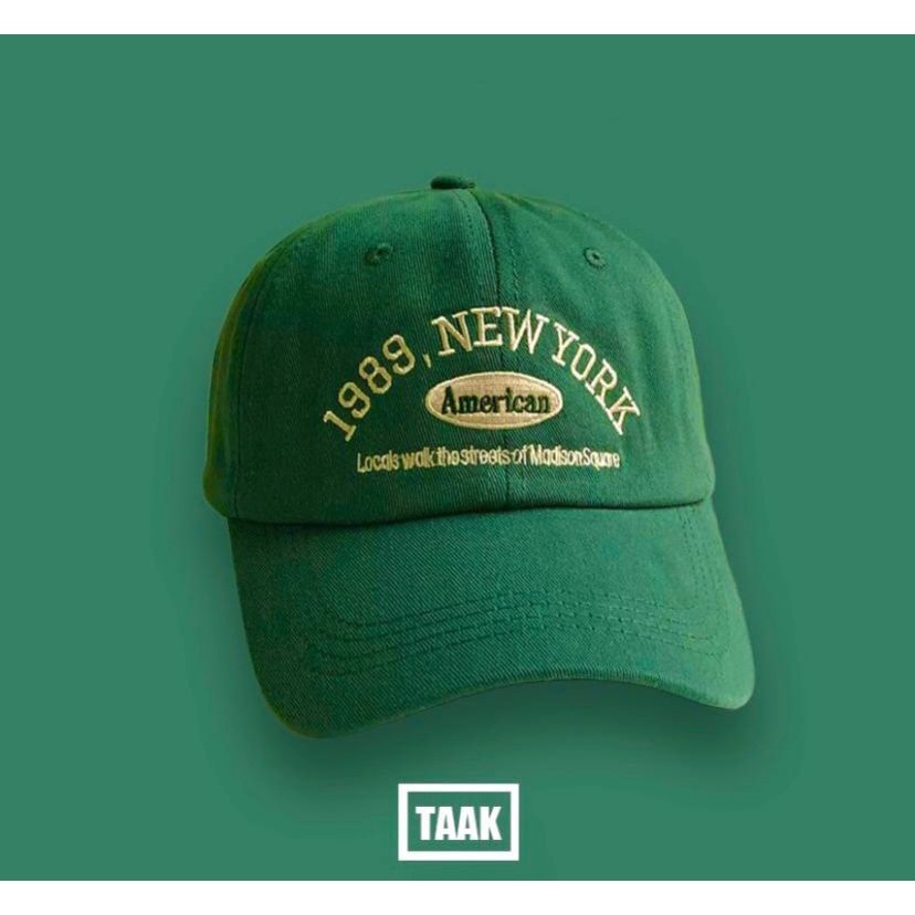 (bisa cod)Topi baseball pria distro caps 1989 NEWYORK terlaris kekinian