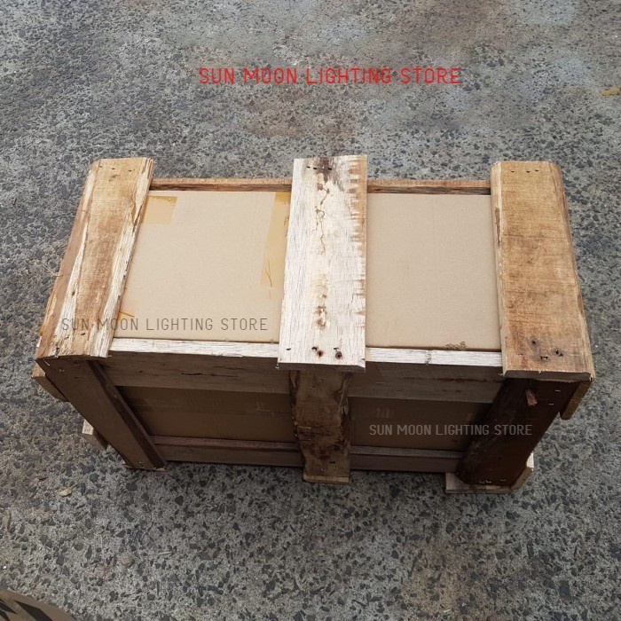 peti kayu untuk lampu gantung hias bisa di tumpuk  jadi satu