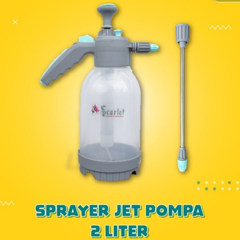 Scarlet Sprayer Semprotan 2 Liter Stick Pompa Sprayer 2 Liter Cuci Salju Snow Wash