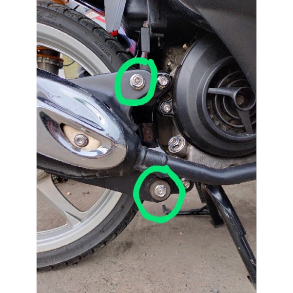 baut 2kunci knalpot Mio sporty baut probolt knalpot Mio smile stenlist seset