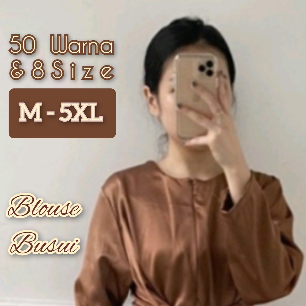 Inner Manset BUSUI Lengan Panjang &amp; Tanpa Lengan / Inner Blouse atasan Wanita Size S-5XL JUMBO / BIG SIZE Satin Velevet Premium