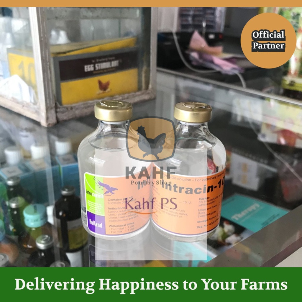 Intracin 10s 50 ml Hormon Oksitosin Pemicu Kontraksi dan Susu Hewan Oxytocin