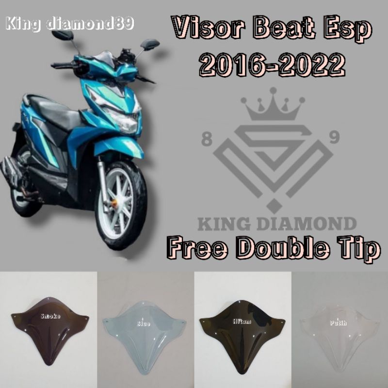 Visor Honda fi 2016 s/d 2021 (sudah ad double tape nya )