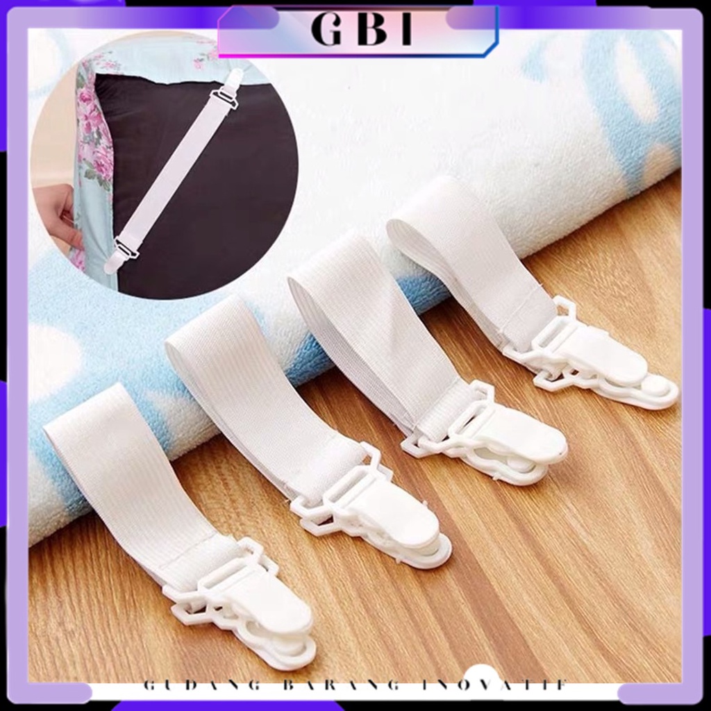 Jual GBI Sheet Grippers ( 1 bungkus isi 4 pc ) Pengait Ujung Seprei