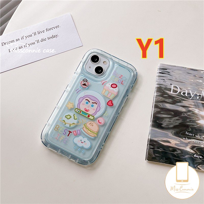 Soft Case TPU Transparan Motif Kartun Toy Story Untuk iPhone 11 14 13 12 Pro MAX XR 7 8 6 6S Plus X XS MAX