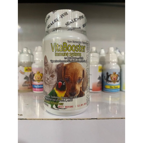 VitaBooster Imune systems For Animals Treatment Only - 90 Softgel @500mg