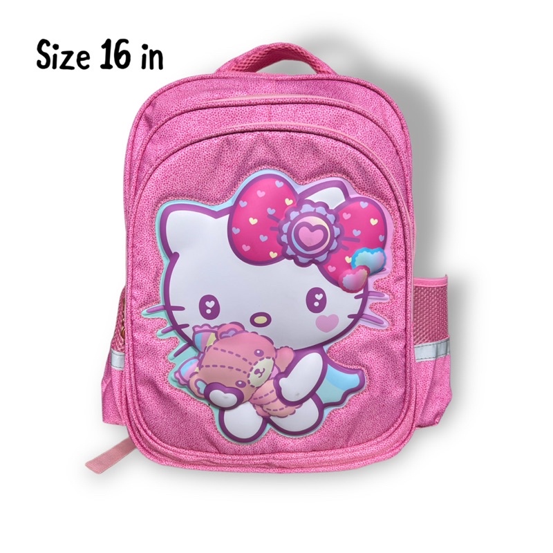 Tas Ransel karakter unicorn hello kitty embos timbul tas impor Ukurna 42cm Besar