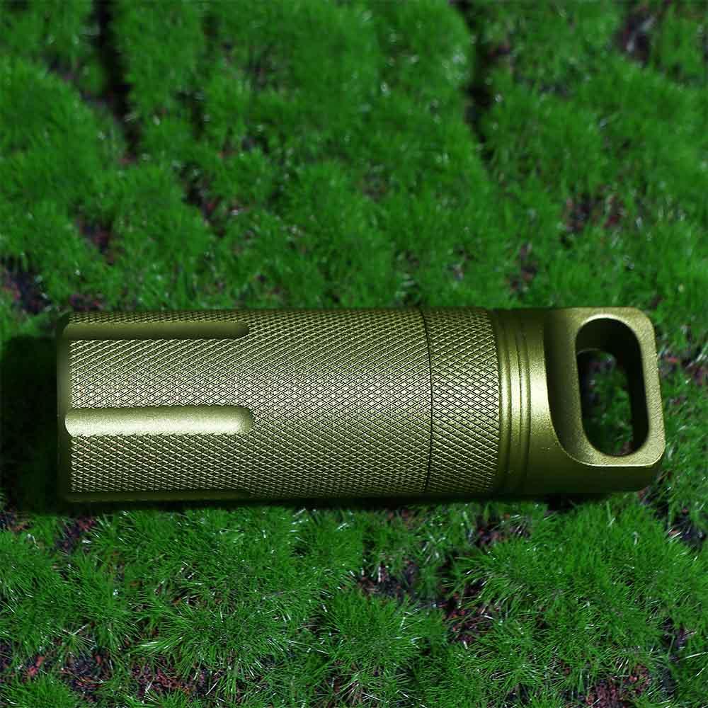 Nickolas1 Pill Box Waterproof Outdoor Dry Bottle Gantungan Kunci Kapsul Emergency Survival Seal Tank