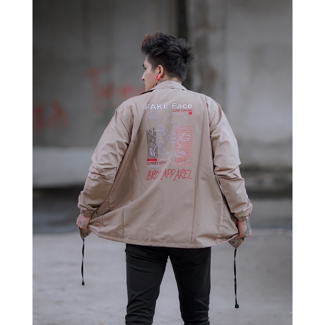 BRCO Coach Jacket Saga Fake Face M L XL