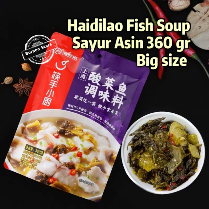

BUMBU KUAH IKAN SAYUR ASIN HAIDILAO