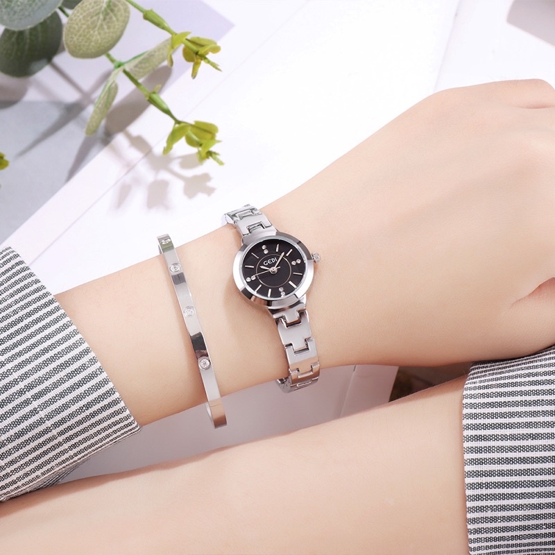 Jam Tangan Wanita Rantai murah original anti tahan air kecil terbaru 2022 Fashion women watch