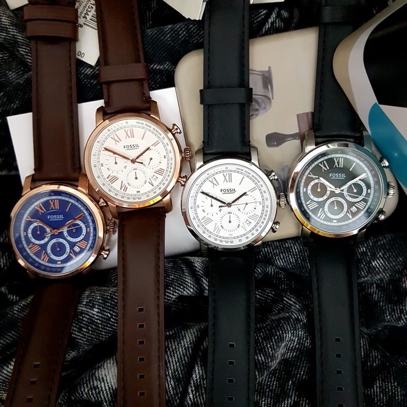 jam tangan pria FSSL FS-5103,5102,5104 batrai strap leather