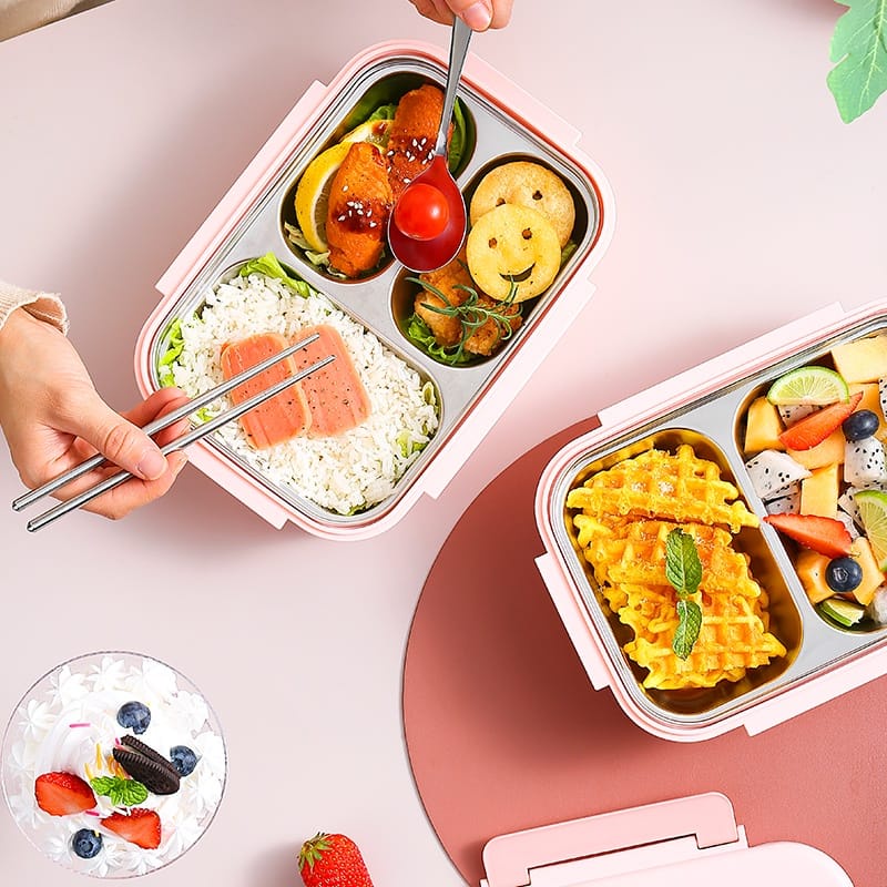 Kotak Bekal Makan Anak Stainles Steel 316