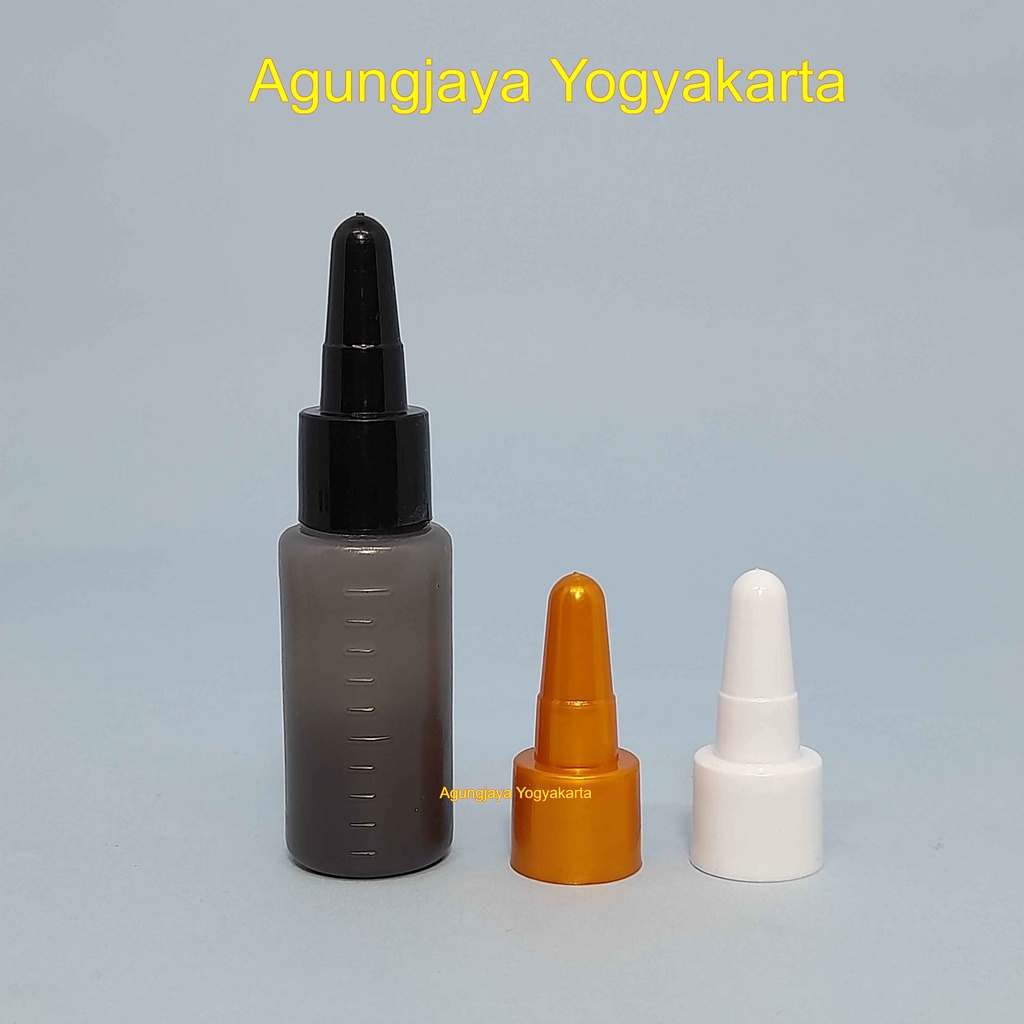 Botol Tetes 10 ml Hitam Kerucut / Tetes Mata 10 ml Hitam tutup Warna / Botol Cendo /Botol Drop Test 