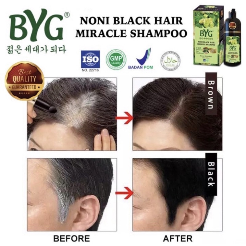 Noni Black Hair Magic Shampoo BYG - Noni Black Hair Miracle Shampoo