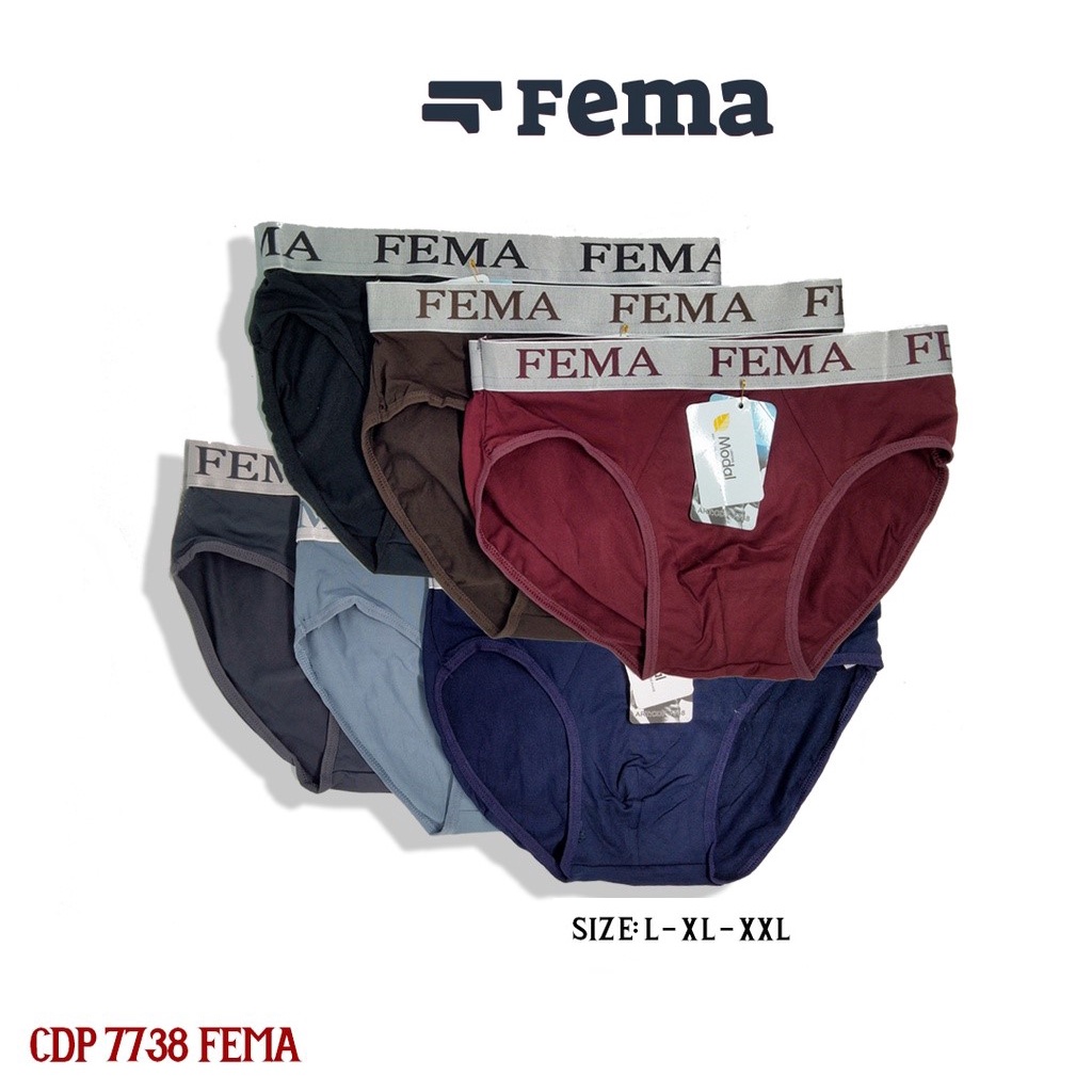 CELANA DALAM PRIA BOXER | sempak boxer fema segi  empat segi tiga super soft