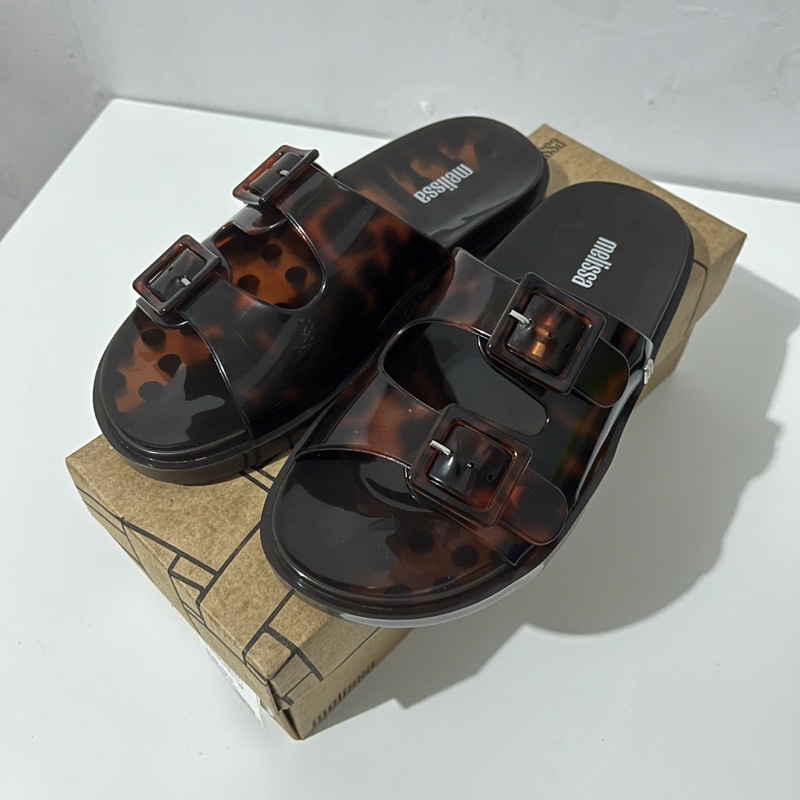 Melissa Wide Ad Black Tortoise