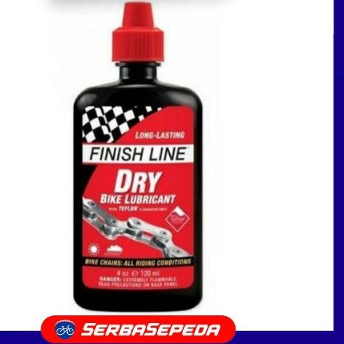Pelumas Rantai Finish Line Dry 4 OZ