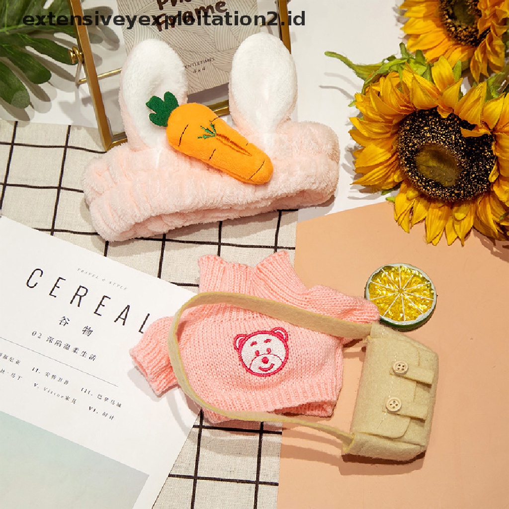 Mainan Boneka Plush Bebek / Anjing 30cm Untuk Aksesoris Pakaian / Sweater / Bandana