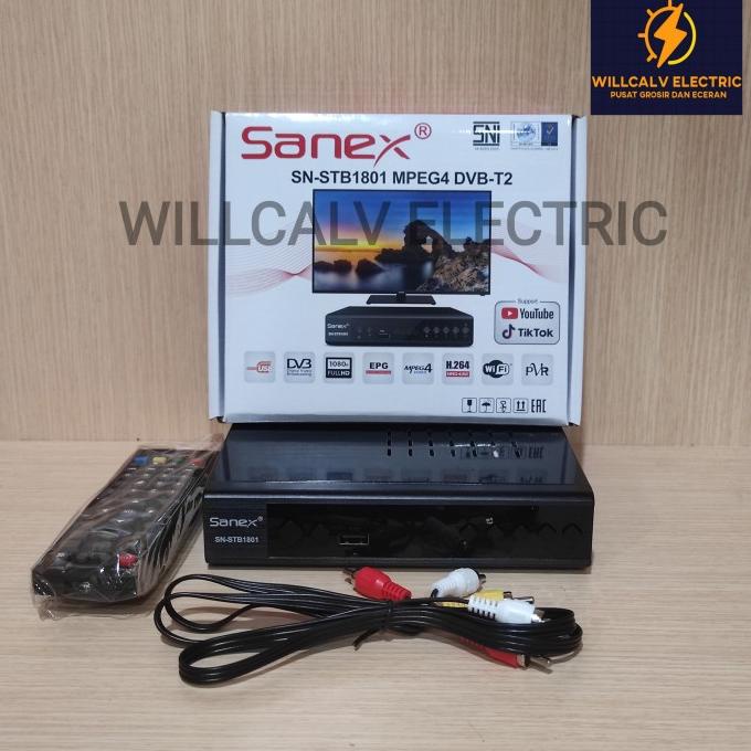 Set Top Box Sanex / Stb Receiver Tv Digital Dvb-T2 Sanex Sn-Stb1801