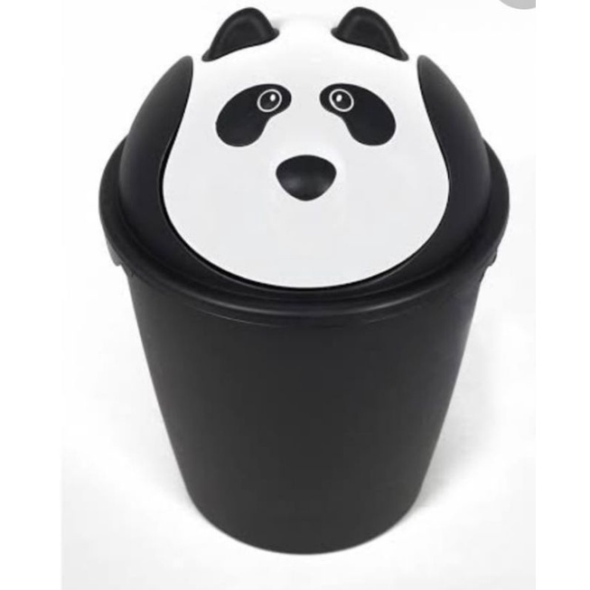 Tempat sampah panda tong sampah bentuk panda ukuran besar