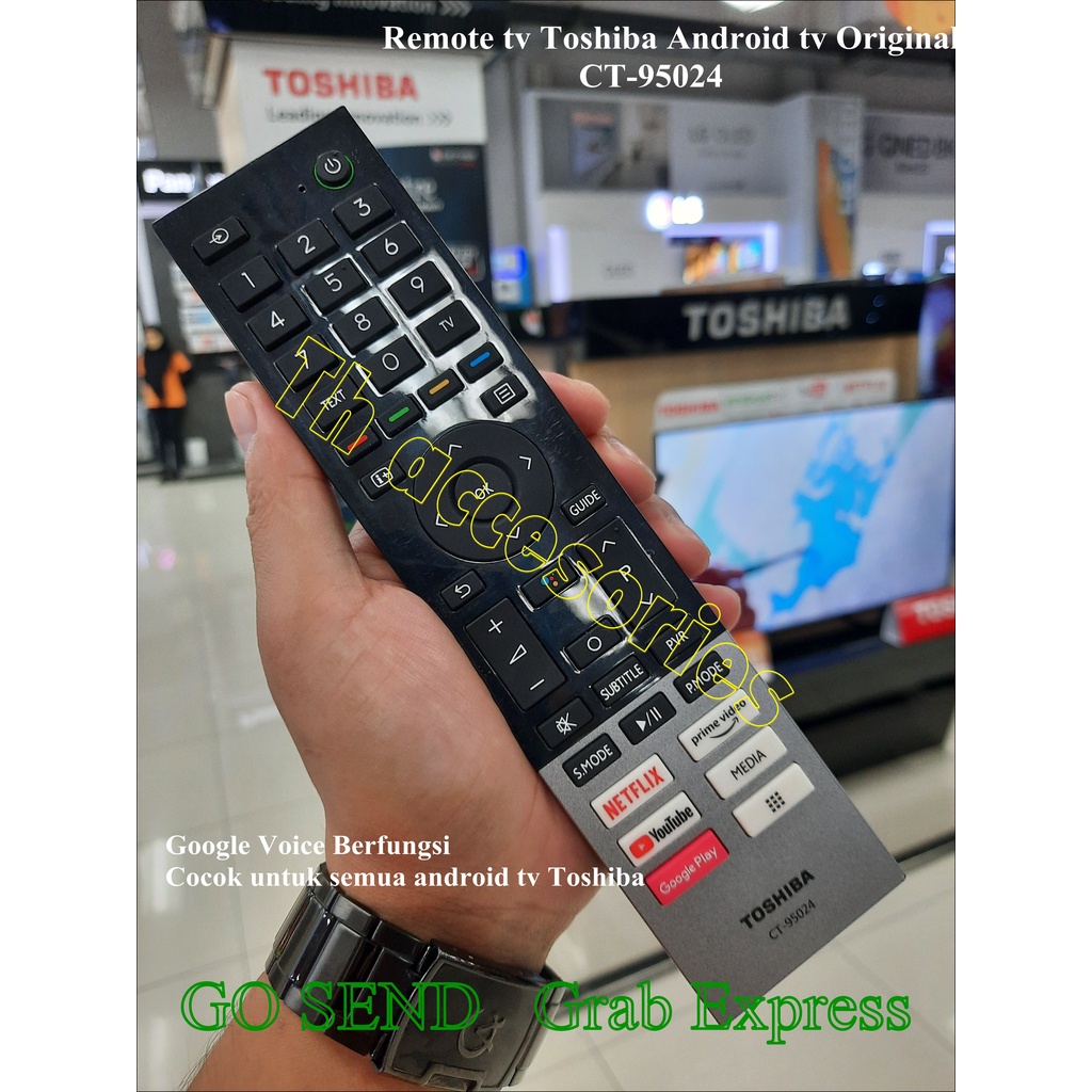 Remote tv Toshiba Android tv smart tv Original GT-95024 GT95024 Original