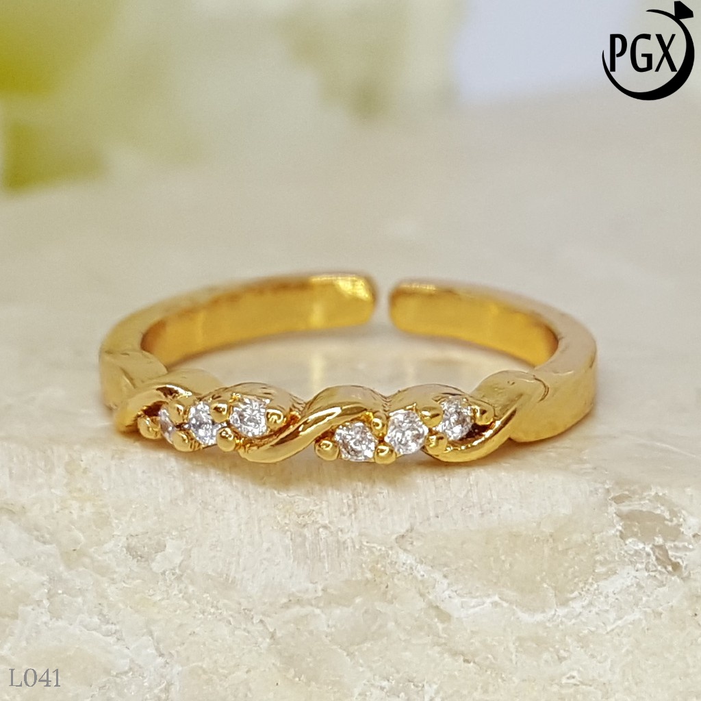 PGX Cincin Anak Xuping Aksesoris Perhiasan Lapis Emas Premium - L041