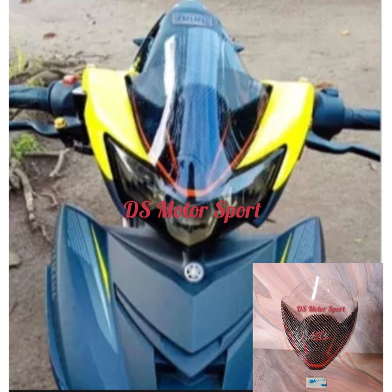 VISOR YAMAHA JUPITER MX KING NEW CARBON MODEL TERBARU WINDSHIELD YAMAHA JUPITER MX KING NEW CARBON M