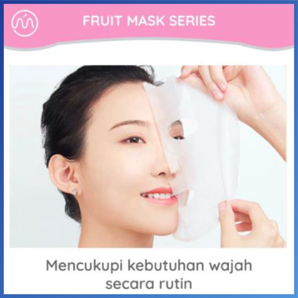 MINIPINK Fruit Mask Series Sheet Mask Masker Wajah Mini Pink MP01