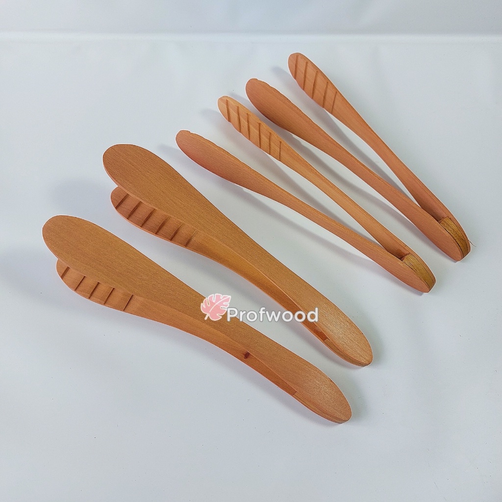 Capitan kayu - Capit makanan kayu - Penjepit kue kayu