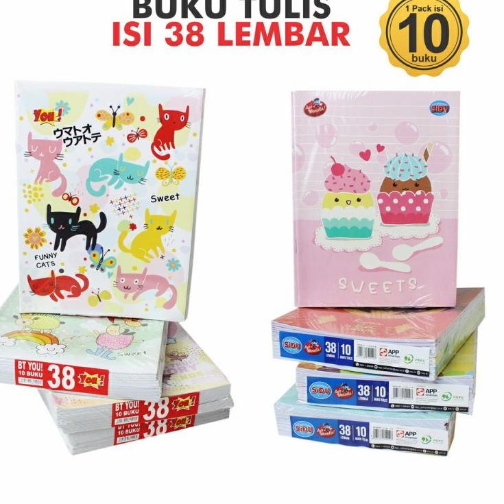 

PROMO SPESIAL Buku sidu 38 lembar per pak.1 pak isi 10 buku. ❁ 877