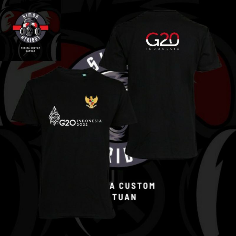 kaos lengan pendek/ g20 indonesia 2022/