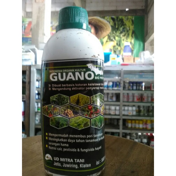 obat pertanian organik cair GUANO kotoran kelelawar 500ml