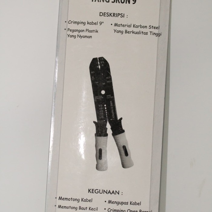 Tang Skun Kabel 9" Nankai Cod