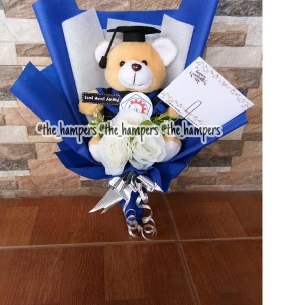 buket boneka , buket bunga , hadiah wisuda , buket boneka wisuda murah