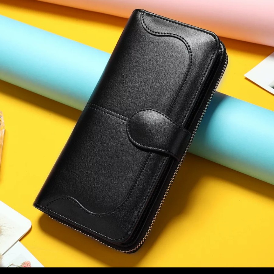 dompet wanita kulit asli - clutch kulit asli wanita bahan kulit asli