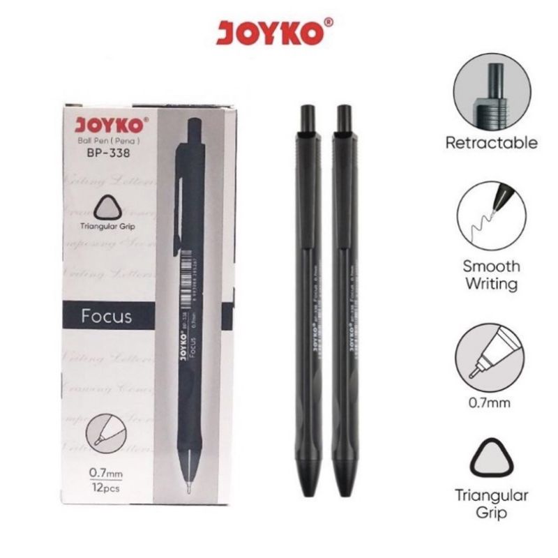 

joyko bolpen fokus BP-338 isi 12