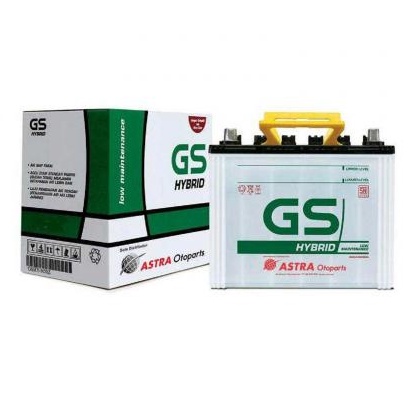 Aki GS Hybrid NS60L Grand Livina Aerio City March Basah Mobil 46B24L Astra Otoparts