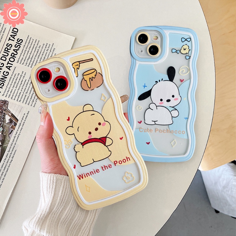 Case Samsung A14 A04s A12 A22 A04 A04E A03s A13 A52s A50 A23 A53 A32 A33 A50s A02s A30s A21s A20 A51 A03 A52 M22 M12 A31 A11 Lucu Winnie The Pooh Kartun Pochacco Soft TPU Cover