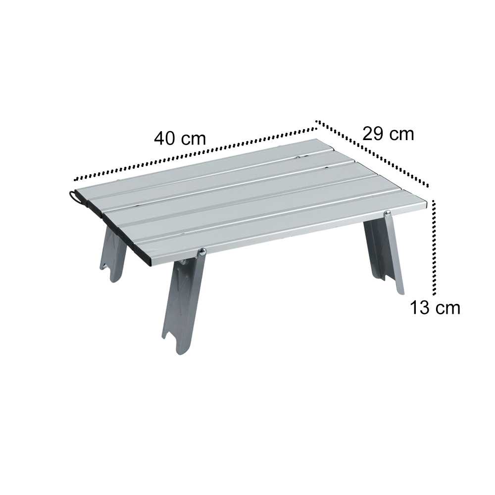 Changsen Meja Lipat Piknik Foldable Aluminium 40 x 29 x 13 cm - 8826