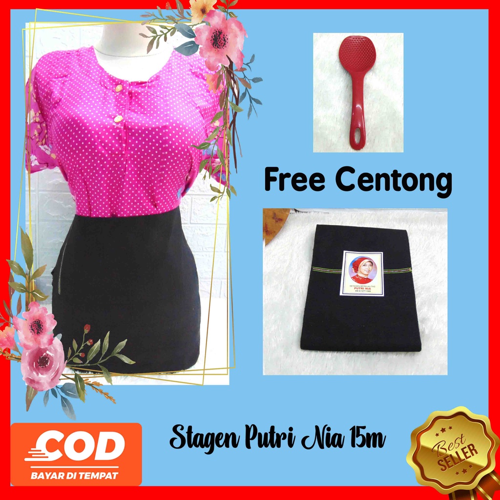 FREE CENTONG [EXPORT QUALITY] Stagen Tagen Setagen 15m Cap Putri Nia Kualitas SNI