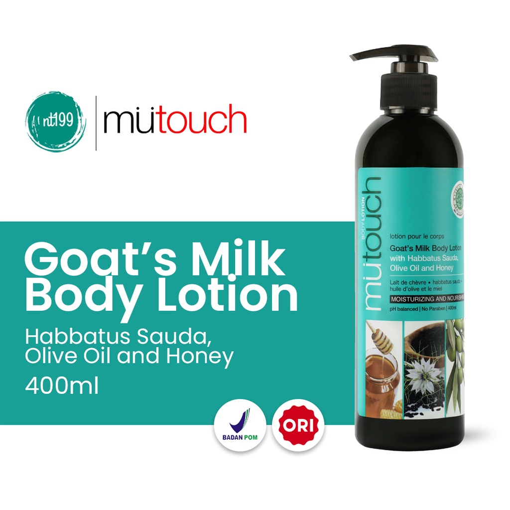 Jual MuTouch Goats Milk Body Lotion 400ml Shopee Indonesia