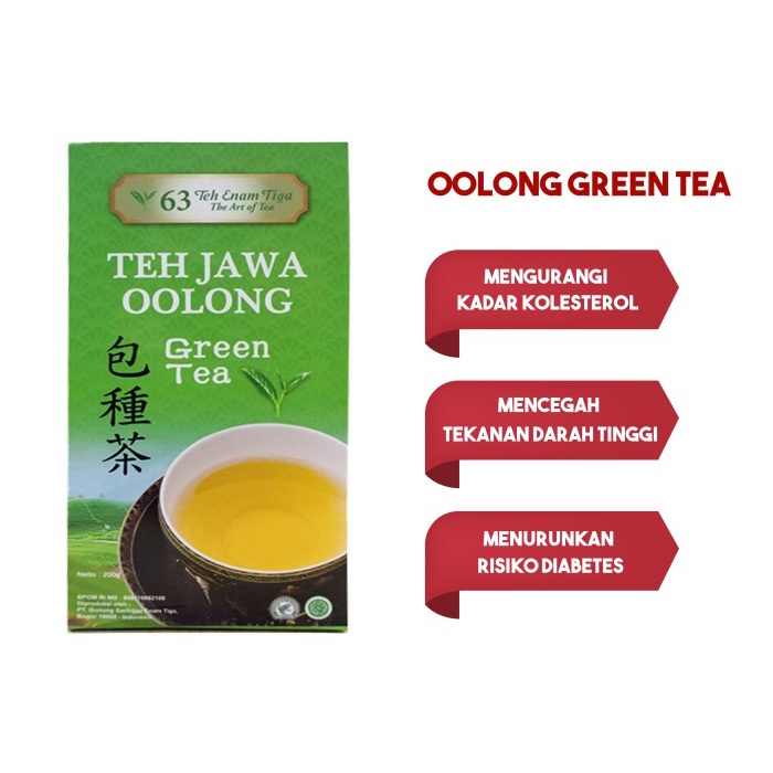 

TEH 63 JAWA OOLONG GREEN TEA 200 GRAM