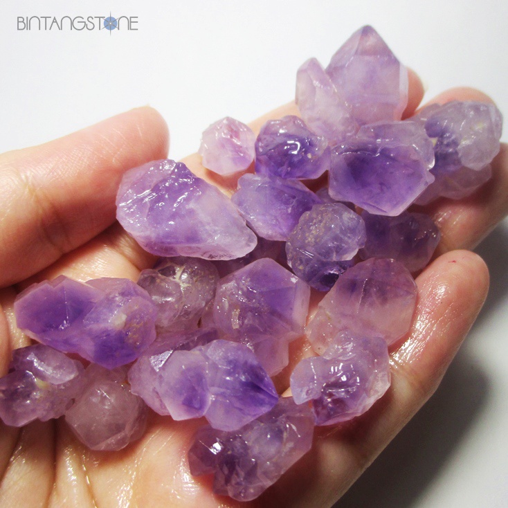 Flower Amethyst Cluster Brazil 10 Gram Stone Healing Crystal Theraphy Reiki Yoga Batu Kristal Natura